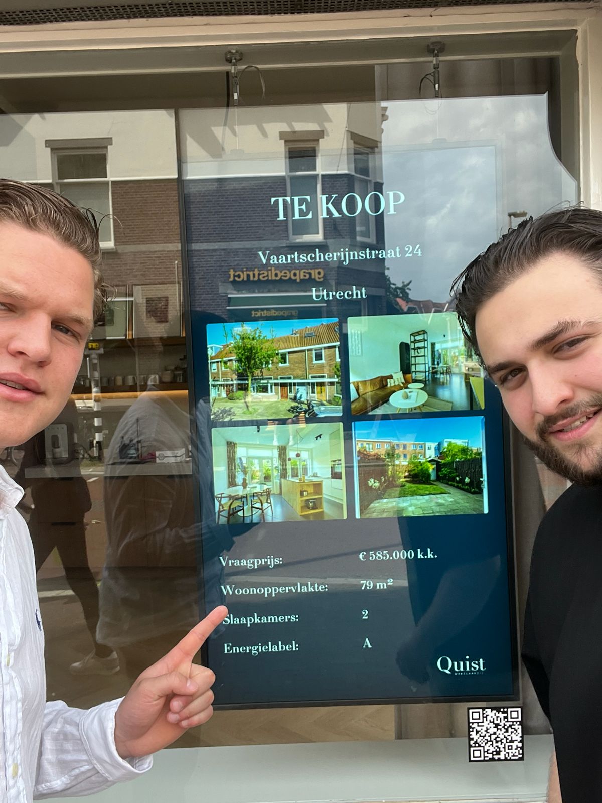 Buddybezoek bij Julius bij Quist Makelaardij