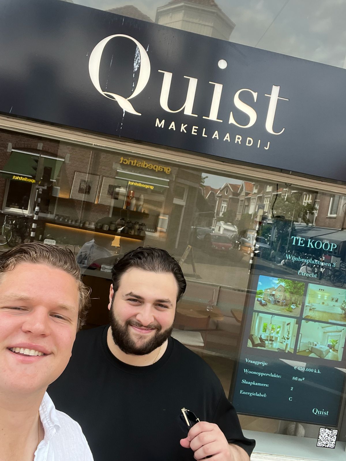 Buddybezoek bij Julius bij Quist Makelaardij